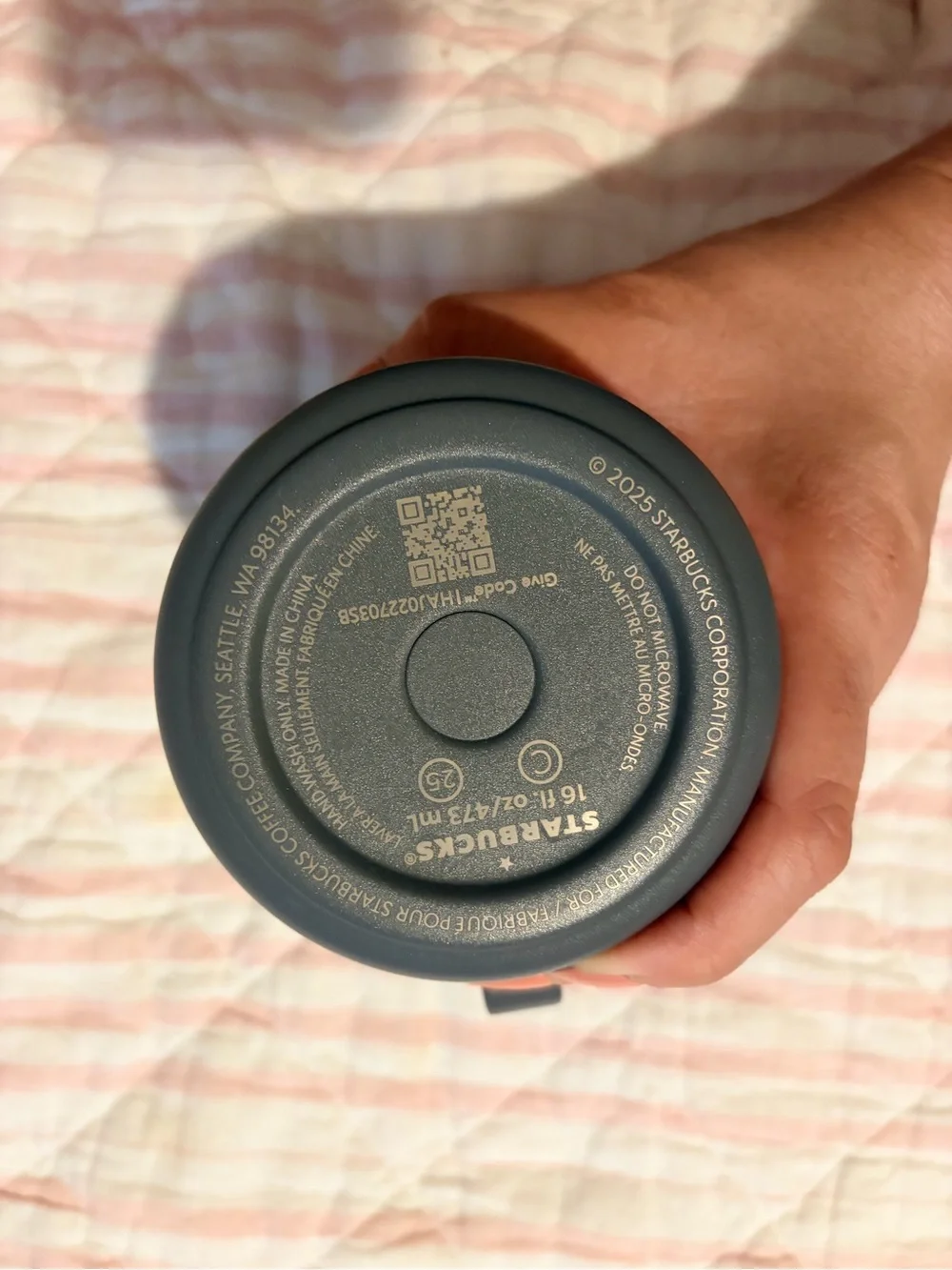 Starbucks branded mug
